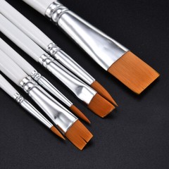 6Pcs Art Painting Brushes Set Acrylic Oil Watercolor Artist Paint Brushes Dulcet