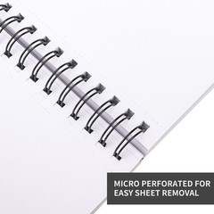 FIXSMITH 9X12 Sketch Book | 100 Sheets 68 lb/100gsm Spiral Sketchbook | Acid …