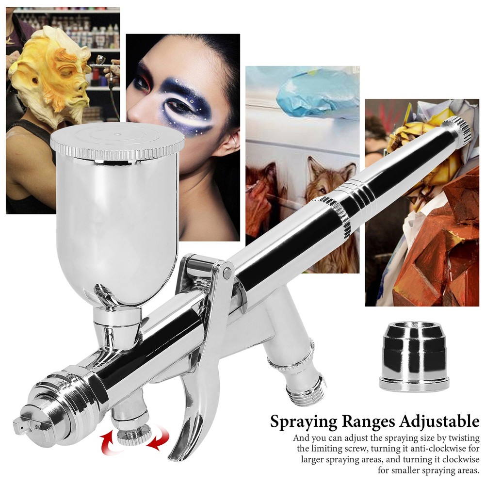 T217A Airbrush Kit 0.5mm With 15CC Cups For Car Model DIY Painting Makeup Nail