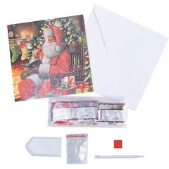 CraftBuddyUS CCK-XM141: “Santa’s Wish” Crystal Art Card 18 x18cm
