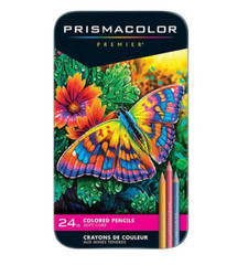 Prismacolor Pencil 24 Pack SOFT core set cheap good quality- good beginners st