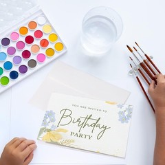 200 PCS Watercolor Bookmark Making Kit Blank Tassels PVC Protectors Cards