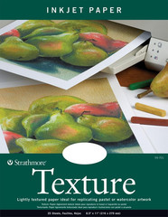 59-701 Textured Inkjet Paper, 8.5″X11″, 25 Sheets , White, Packaging May Vary