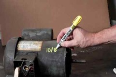 Markal Valve Action Paint Marker with 1/8″ Bullet Tip, (12 Markers)