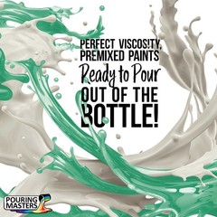 Pouring Masters Seaglass Green 8-Ounce Bottle Water-Based Acrylic Pouring Paint