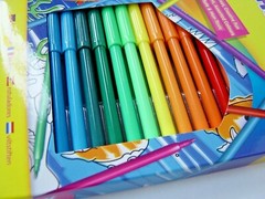 50 Felt tip Colouring fibre pens, fine tips art craft drawing pen, boxed