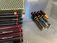 Vintage Rotring Technical Pen Lot – Rapidograph / Isograph / Micronorm