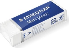 STAEDTLER Mars Plastic Erasers White Vinyl Block 20 Pack Bulk School Kids Office