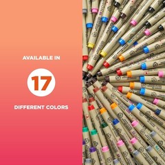 SAKURA Pigma Micron Fineliner Pens – Archival Black Ink Pens – Pens for Writing,