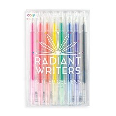 Ooly Radiant Writer’s Glitter Gel Pens Set of 8 – Glitter Pens Hardcover