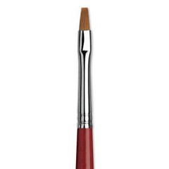 Da Vinci Cosmotop Spin 5580 Watercolor Brush – Flat, Short Handle, Size 2