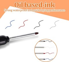 Durable Fine Tip Markers for Writing, Painting and Marking on Multiple Surfaces