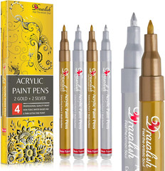 Fabric Markers Permanent Pens Paint Clothing Textile Dye T-Shirt Shoes DIY Set