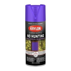 Krylon K02510777 No Hunting Spray Paint Purple