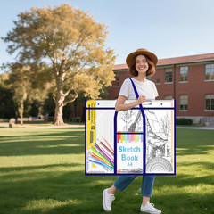 Large Poster Storage Bag, Extra-Large Portfolio Folder Art Portfolio Bag 30 X