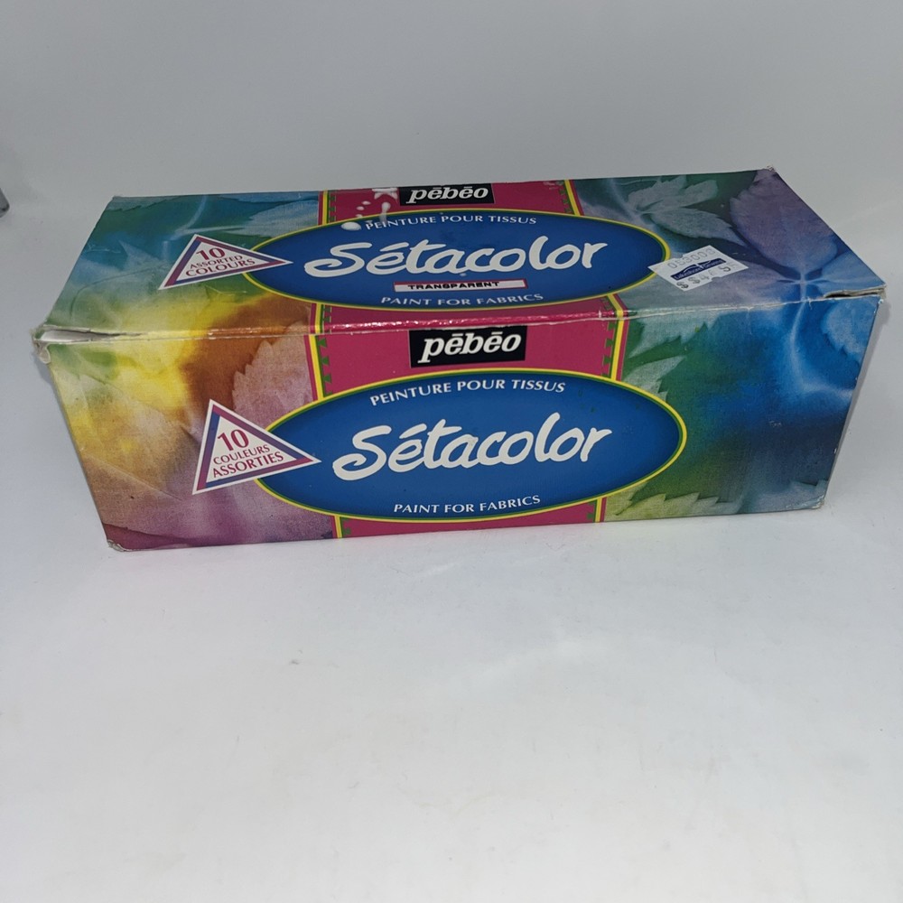 Pebeo PE075000 Discovery Paint Set 45ml 10/Pkg-Setacolor Transparent