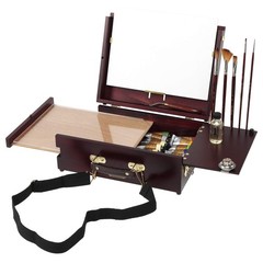 Soho Urban Artist Scout Pochade Box for Plein Air Painting Easel with Storage,
