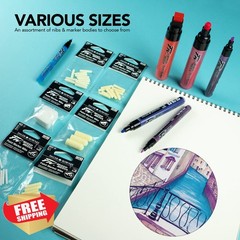 Daler Rowney 12pc 1-2mm Round Marker Nibs