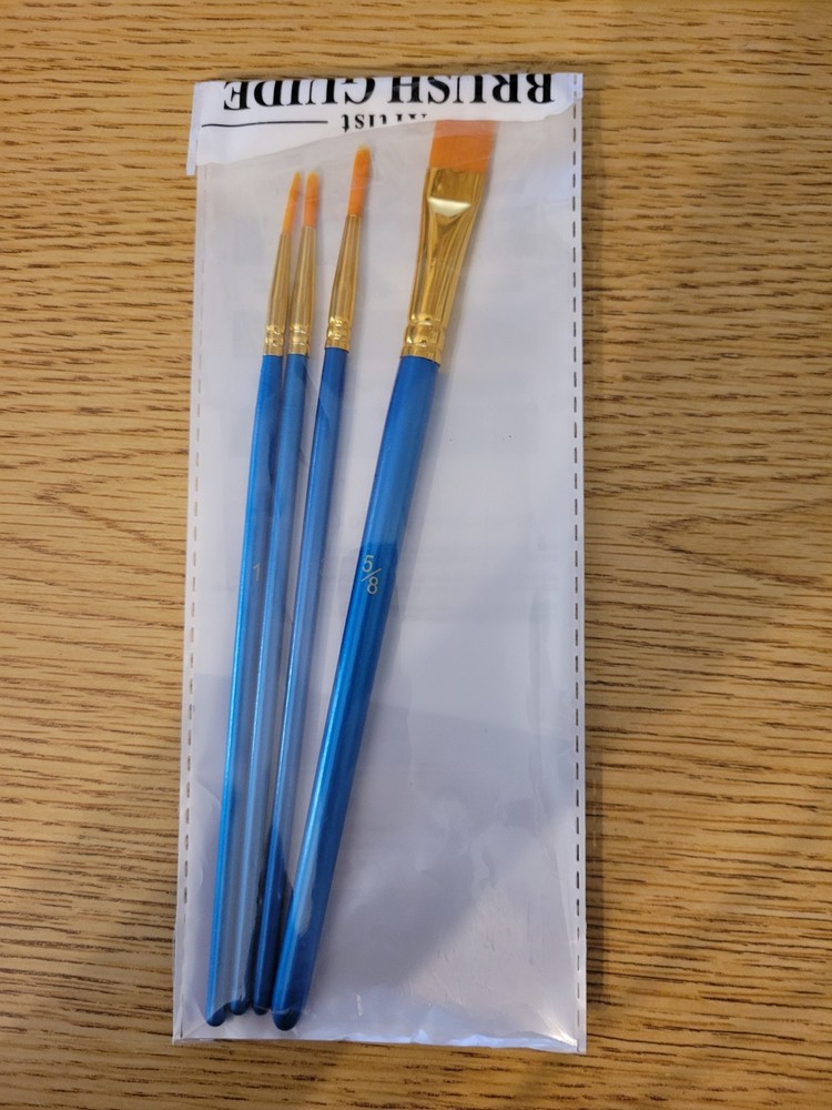 Set Of 4 Paint Brushes