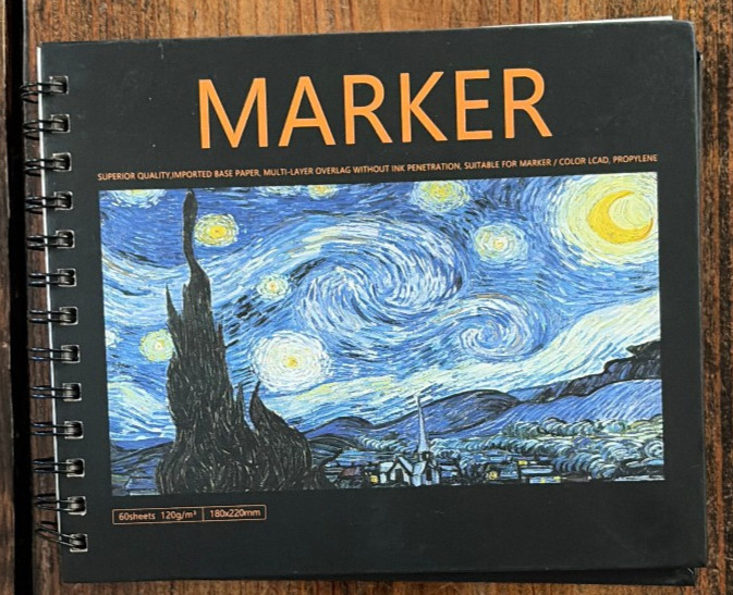 Marker 60 Sheet Sketch Book Never used