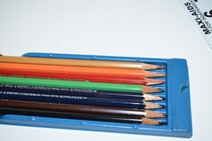 General’s Kimberly Watercolor Drawing Pencils set of 8 Cool Colors Vtg