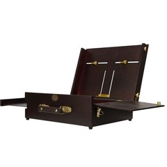 Portable Plein Air Easel Box Varnished Beech Wood Oil Painting Sketch Pochade