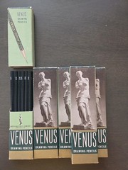 Venus 3800 2H Drawing Pencil -Lot Of 5 Boxes Black Single Color MPN 3800