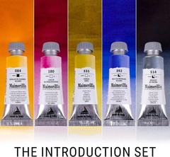MaimeriBlu 12ml Introductory Single-Pigment Watercolor Paint Set – 5-Piece Pr…