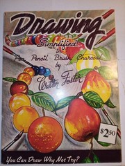 Vintage Art Supplies, Acrylic Paints, Pencils, Knives And How To Books