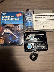 Testors Airbrush And Propellant System Kit Mix Airbush & Accessories Bundle