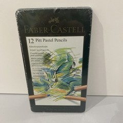 Faber-Castell PITT Pastel Pencils – Set Of 12 New Tin Unopened Made In Germany