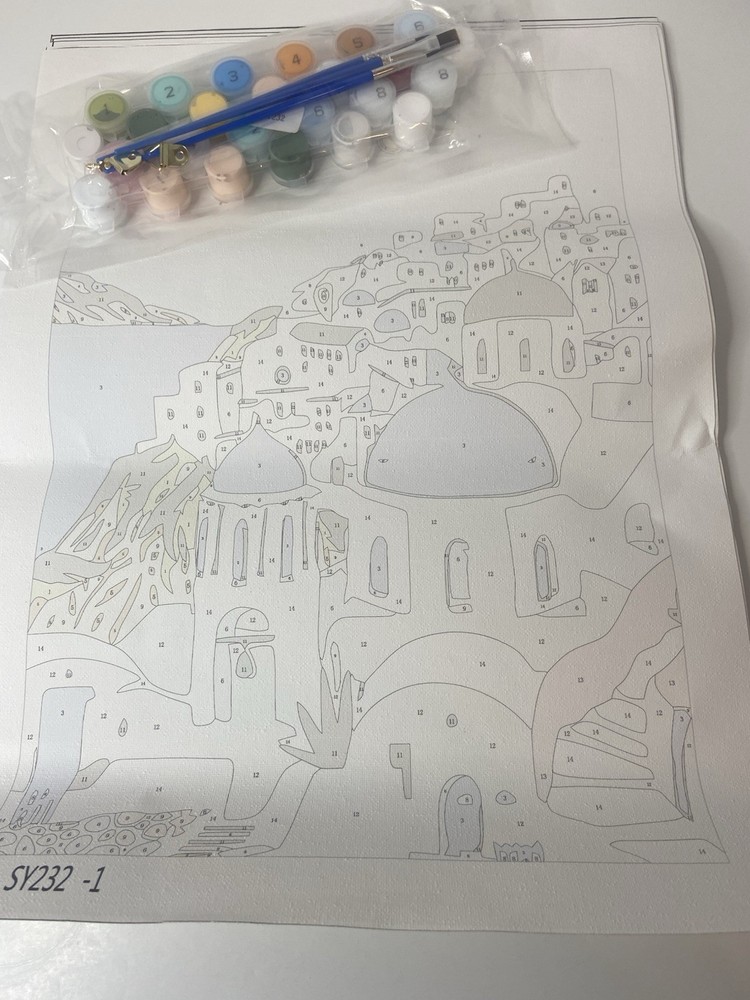 Paint By Number Kit 6 10x 14 Canvases Of ITALY Scenes