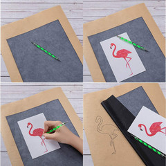 150 Pieces Black White Carbon Transfer Paper Set Tracing Paper Carbon Graphite C