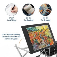 Drafting Table for Adults/Artists, Drawing Desk, Tabletop Adjustable Art/Craf…