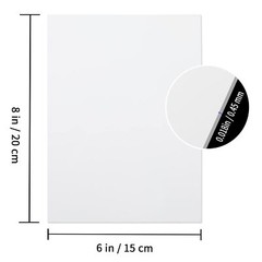 10 Pcs 6×8 Inch Aluminum Sublimation Blanks Metal Photo Blanks for Wedding