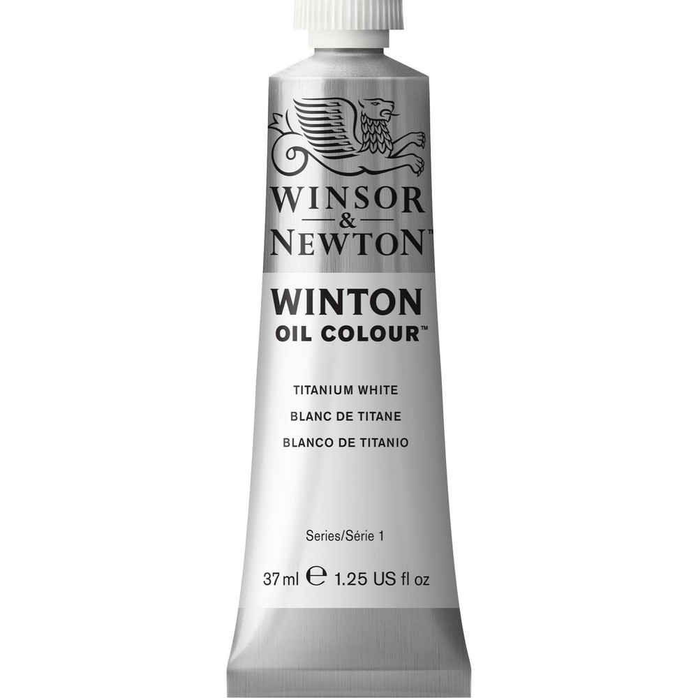 Winsor & Newton Winton Oil Color, 37ml 1.25 Fl Oz (Pack of 1), Titanium White