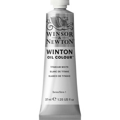 Winsor & Newton Winton Oil Color, 37ml 1.25 Fl Oz (Pack of 1), Titanium White