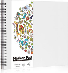 Marker Paper Pad Sketchbook for Art and Coloring 8.3×8.9in 30 Sheets