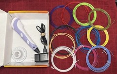 P1 3D Printing Pen with Display – Includes 3D Pen, 11 Colors WOW