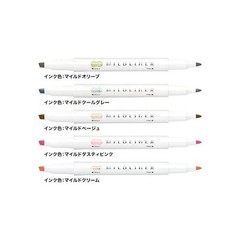 Assorted Marking Pens Set of 5 Water Based Pigment Ink Fine Line Markers 80 C…
