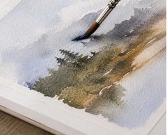 Hahnemuhle Watercolour Painting Paper Pack of 40 Sheets – 25 x 32.5cm, 300gsm