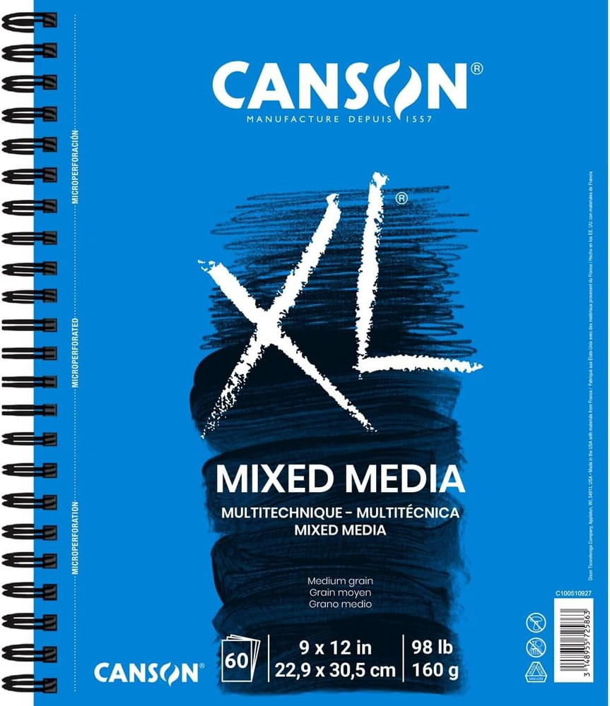 Canson XL Series Mixed Media Pad 9″ X 12″