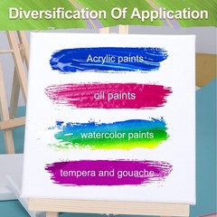 14 Packs Stretched Canvases for Painting, Multi Pack 11×14, 9.44×12, 8×10, 5x…