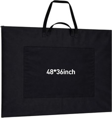 48 x 36” Extra Large Artist Portfolio Case with Shoulder, Waterproof Leather…