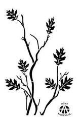 3Pack! Vinyl Airbrush Camo Stencils 14″ 10 Mil – (Leafy Oak, Fern, Wheat Field)