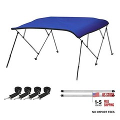 10 Optional Colors Available 3-4 Bow 13 Bimini Top Cover – 13 Different Sizes