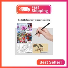 11PCS Fine Detail Paint Brushes Set, Miniature Painting Brushes Kit for Oil, Acr