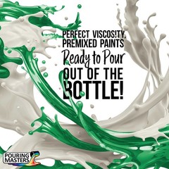 Pouring Masters Shamrock Green 8-Ounce Bottle Water-Based Acrylic Pouring Paint