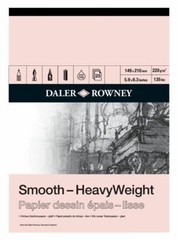 Daler Rowney Smooth Heavyweight 220gsm Cartridge Pad – A5