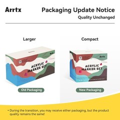 Arrtx 90 Colors Paint Markers, Acrylic Paint Pens for Artists Adults Coloring…